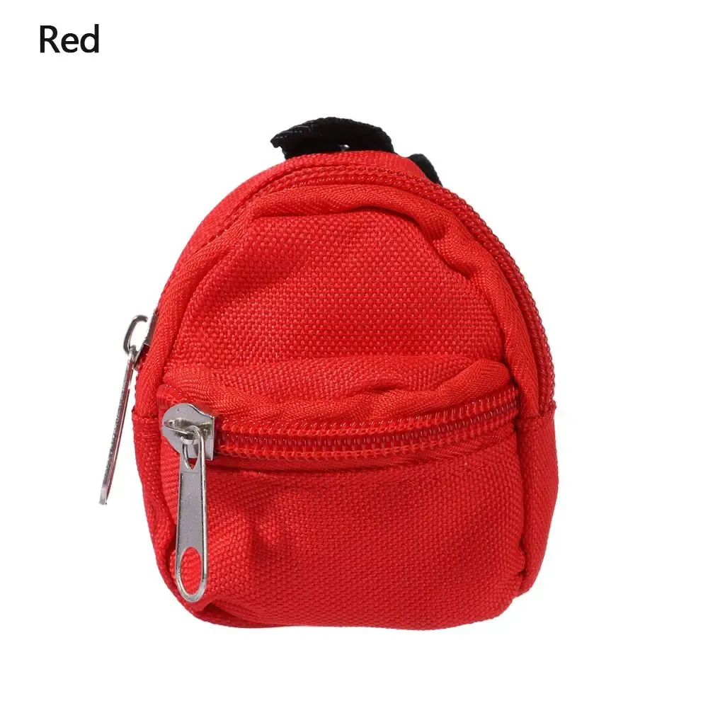 Cute Doll Backpacks for 1/6 BJD Dolls - Mini Zipper Rucksack Toy Accessories in Pink, Blue, Red, Yellow, Green - Perfect for Girls' Doll Play showcase 21