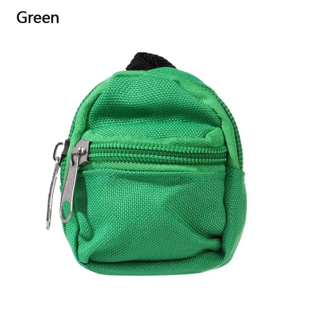 Cute Doll Backpacks for 1/6 BJD Dolls - Mini Zipper Rucksack Toy Accessories in Pink, Blue, Red, Yellow, Green - Perfect for Girls' Doll Play showcase 15