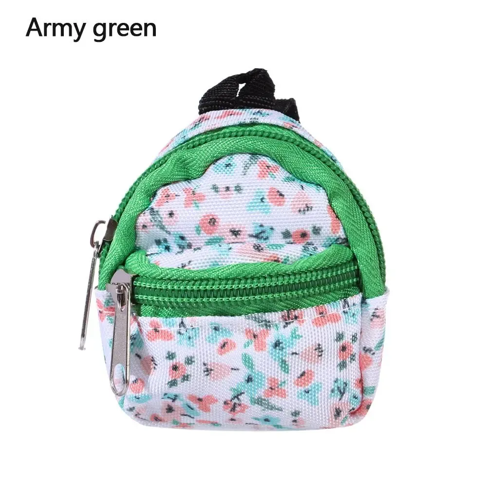 Cute Doll Backpacks for 1/6 BJD Dolls - Mini Zipper Rucksack Toy Accessories in Pink, Blue, Red, Yellow, Green - Perfect for Girls' Doll Play showcase 10