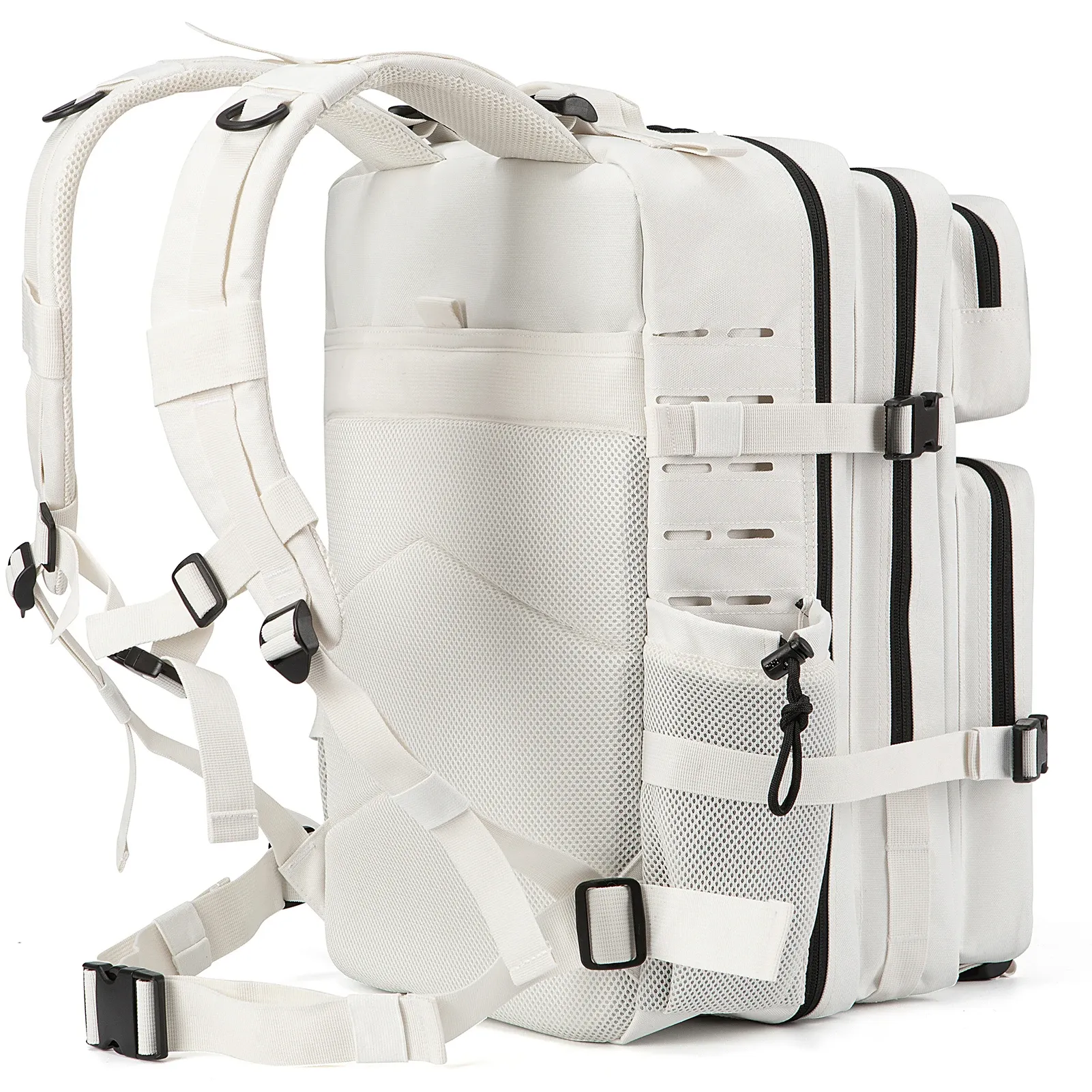 25L/45L Tactical Backpack for Men & Women - Outdoor Survival Bug Out Bag, Small Rucksack for Hiking, School, with Water Bottle Holder thumbnail 3