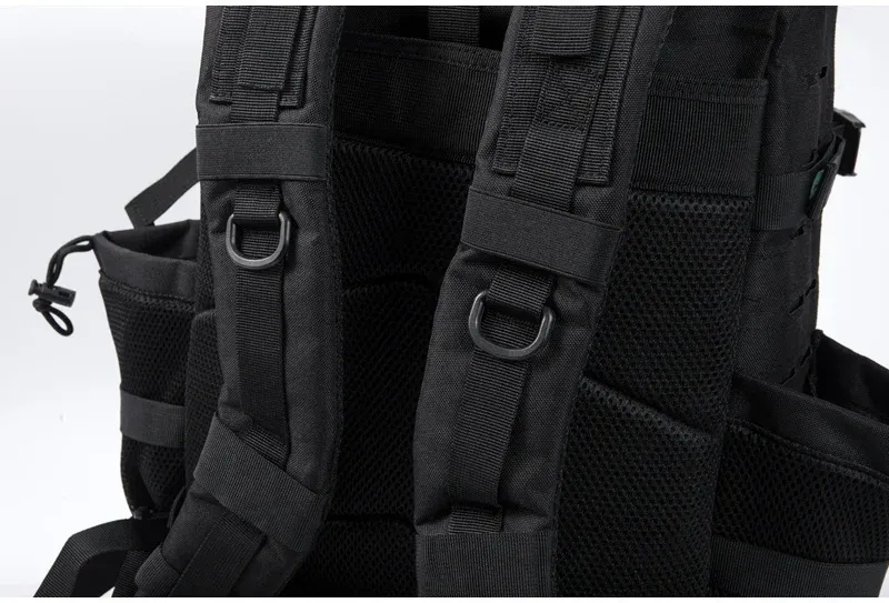 25L/45L Tactical Backpack for Men & Women - Outdoor Survival Bug Out Bag, Small Rucksack for Hiking, School, with Water Bottle Holder showcase 34