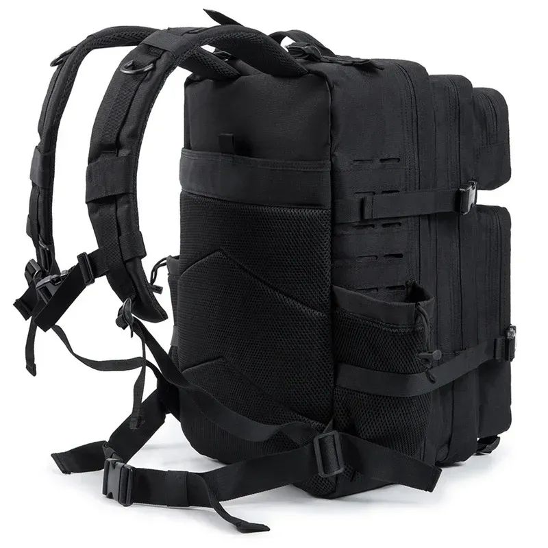 25L/45L Tactical Backpack for Men & Women - Outdoor Survival Bug Out Bag, Small Rucksack for Hiking, School, with Water Bottle Holder showcase 22