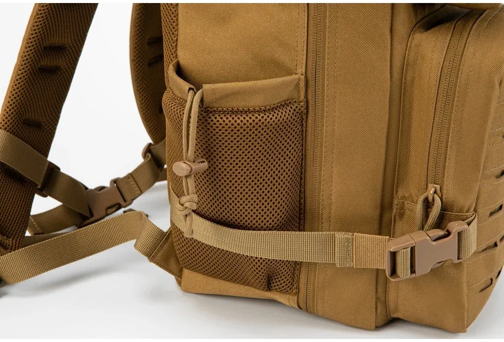 25L/45L Tactical Backpack for Men & Women - Outdoor Survival Bug Out Bag, Small Rucksack for Hiking, School, with Water Bottle Holder showcase 15