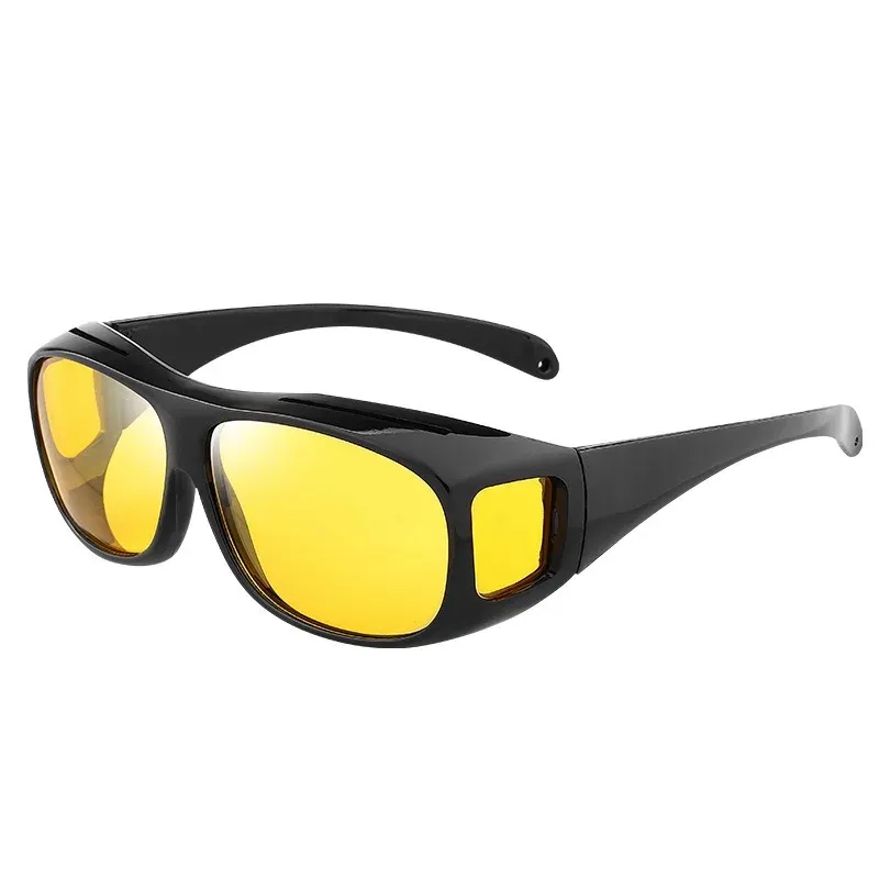 Anti-Glare Night Vision Driving Glasses for Men & Women - Polarized Car Sunglasses with Protective Goggles Case, Perfect for Day & Night Driving thumbnail 4