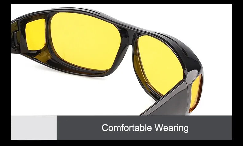 Anti-Glare Night Vision Driving Glasses for Men & Women - Polarized Car Sunglasses with Protective Goggles Case, Perfect for Day & Night Driving showcase 9