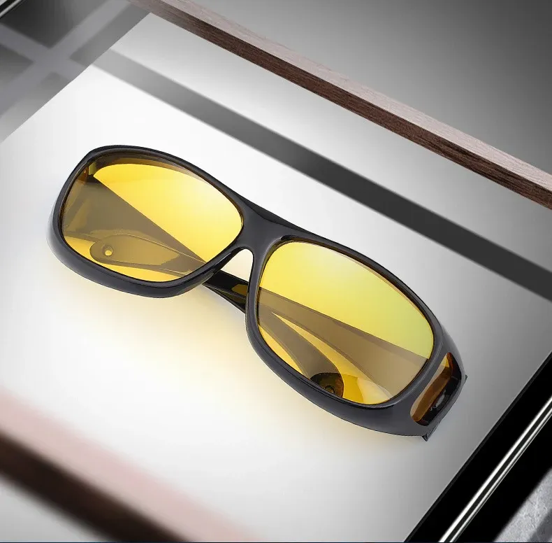 Anti-Glare Night Vision Driving Glasses for Men & Women - Polarized Car Sunglasses with Protective Goggles Case, Perfect for Day & Night Driving showcase 3