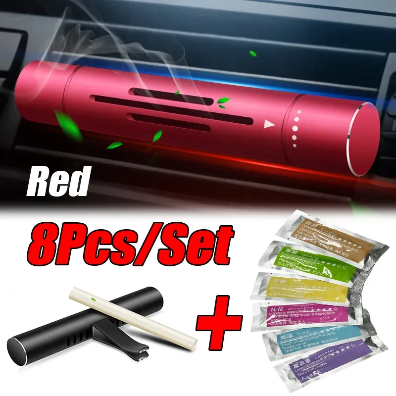 8-Piece Car Air Vent Perfume Set: Aviation Aluminum Alloy Air Freshener with Aroma Sticks for Auto Interior, Long-Lasting Natural Fragrance, Easy Install showcase 10