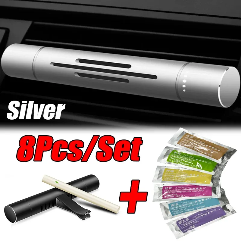 8-Piece Car Air Vent Perfume Set: Aviation Aluminum Alloy Air Freshener with Aroma Sticks for Auto Interior, Long-Lasting Natural Fragrance, Easy Install showcase 12