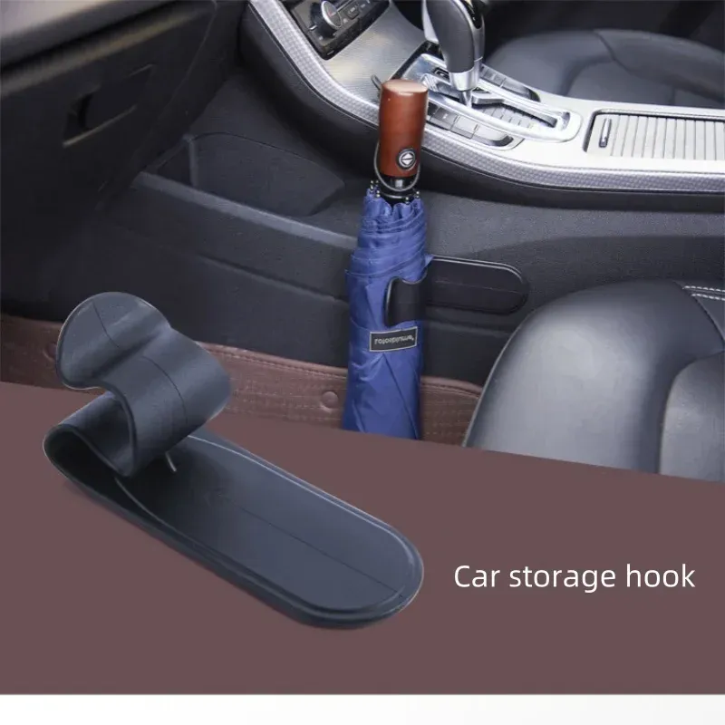 Universal Car Trunk Organizer Clip Hook - Multifunctional Fastener Bracket for Umbrellas & Small Items - Durable PP Interior Auto Accessory showcase 1