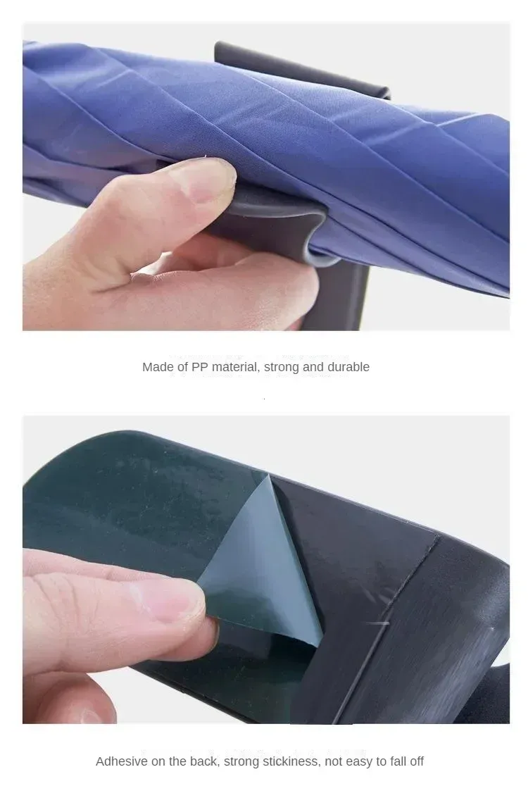 Universal Car Trunk Organizer Clip Hook - Multifunctional Fastener Bracket for Umbrellas & Small Items - Durable PP Interior Auto Accessory showcase 5