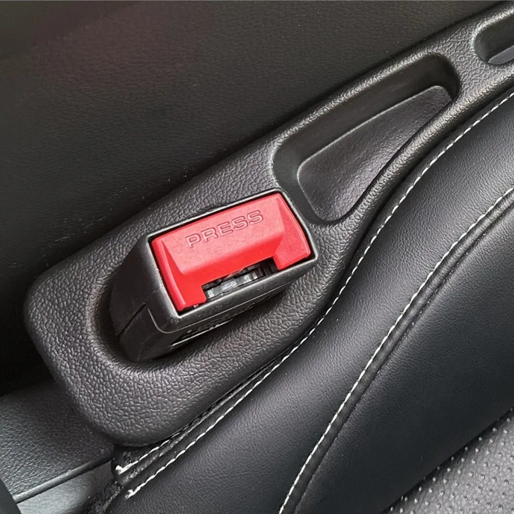 2Pcs Car Seat Gap Filler Organizer Bag - Universal Console Storage Box for Auto Interior Accessories, Prevents Items Falling Between Seats showcase 4