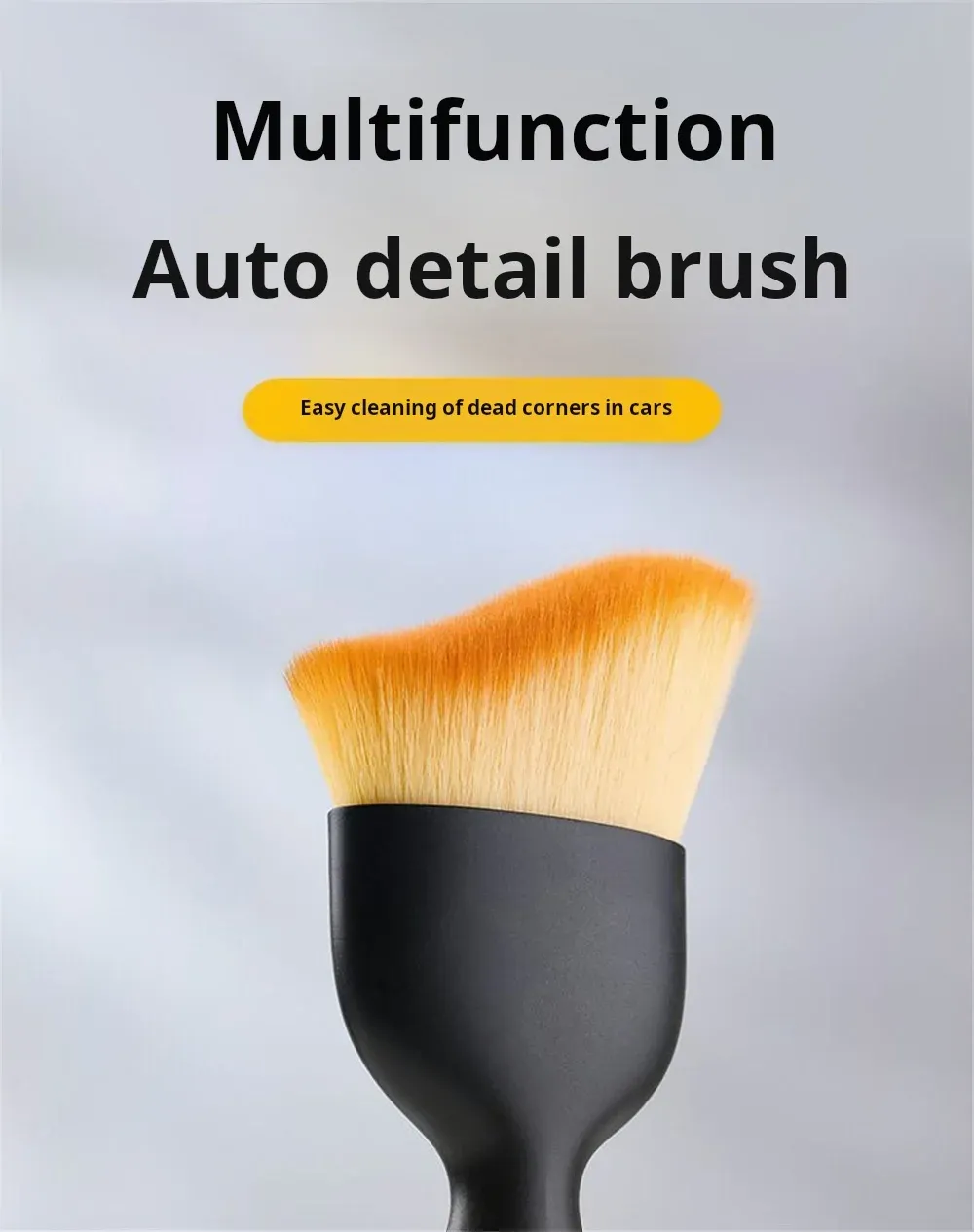 Car Air Conditioner Cleaning Brush Set - Mini Crevice Dust Removal Tool for Interior Detailing, Soft Bristles, Washable, for All Vehicle Vents & Gaps showcase 1