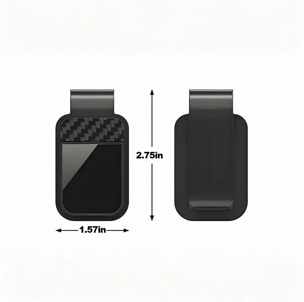 Car Sun Visor Sunglasses Clip Holder - Stable Eyeglasses Hanger, Card Ticket Organizer, Interior Auto Accessories for Safe Driving thumbnail 6