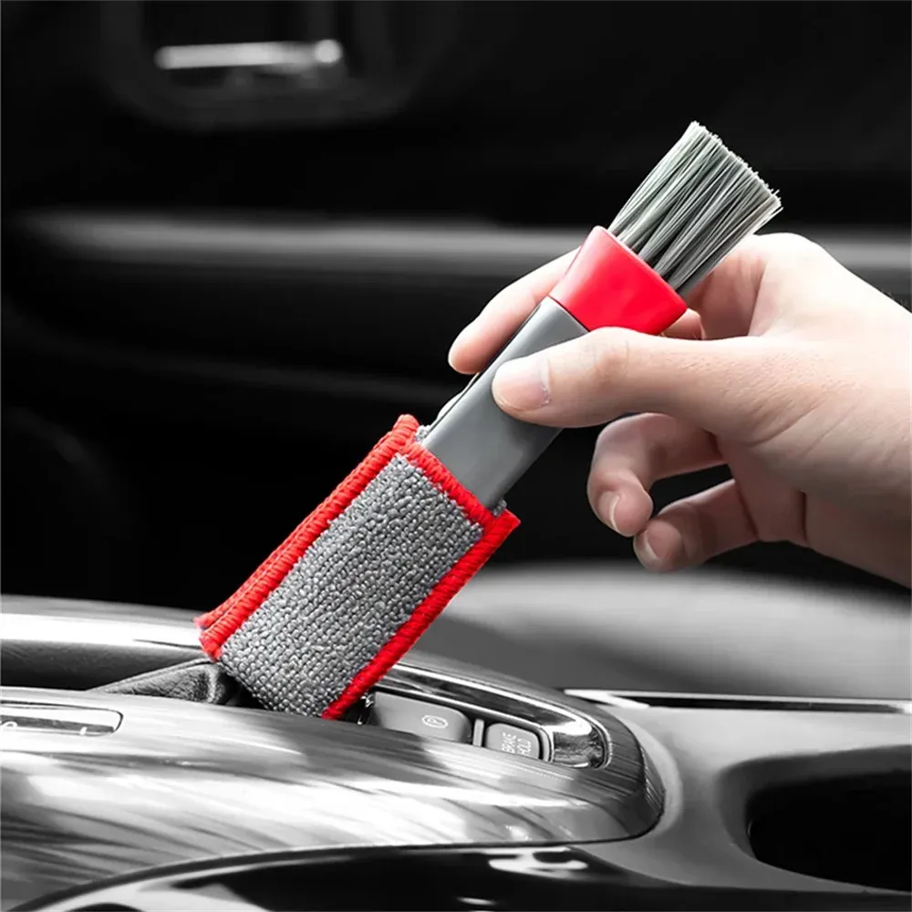 Car Air Conditioning Vent Cleaning Brush Tool - Multi-purpose Vacuum Attachment for Car Interior Detailing and Dust Removal thumbnail 4