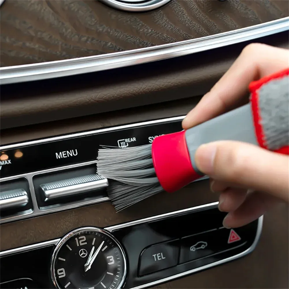 Car Air Conditioning Vent Cleaning Brush Tool - Multi-purpose Vacuum Attachment for Car Interior Detailing and Dust Removal showcase 3