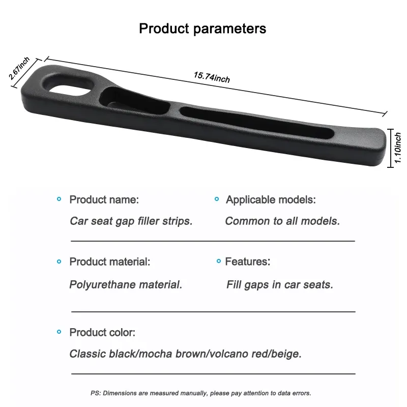 2Pcs Car Seat Gap Filler Side Seam Plug Strip - Universal Fit Wallet Phone Holder for All Car Models, Prevents Item Drops, Durable & Stylish Interior Accessory showcase 7