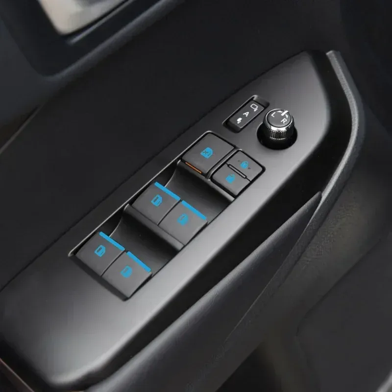 18Pcs Car Luminous Door Window Lift Button Stickers - Glow in Dark Control Panel Decals for Auto Interior Accessories showcase 5