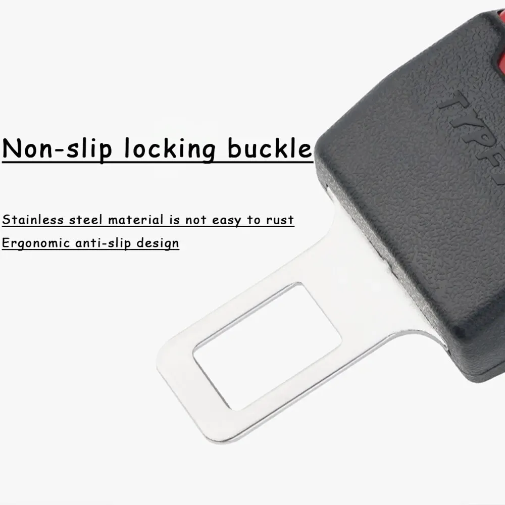 Universal Car Seat Belt Extender Adapter Plug - Durable Safety Buckle Lock Clip for Adults & Children, Easy Install Interior Accessory for Most Vehicles thumbnail 5