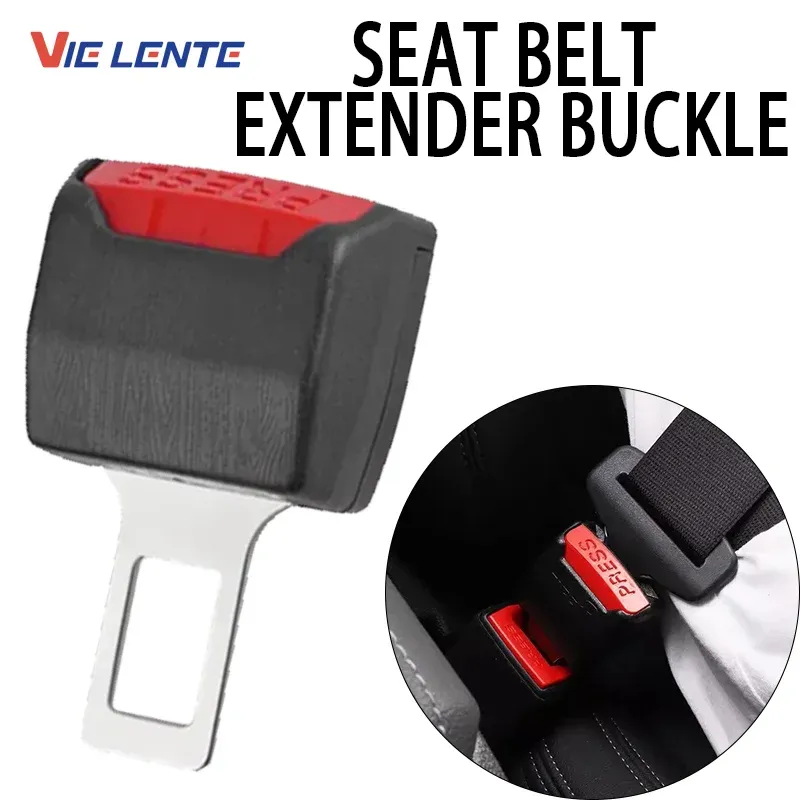Universal Car Seat Belt Extender Adapter Plug - Durable Safety Buckle Lock Clip for Adults & Children, Easy Install Interior Accessory for Most Vehicles thumbnail 1