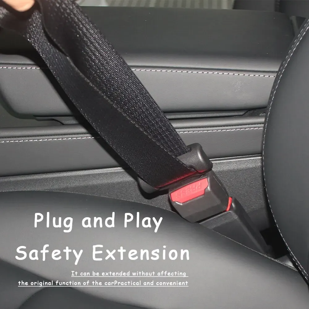 Universal Car Seat Belt Extender Adapter Plug - Durable Safety Buckle Lock Clip for Adults & Children, Easy Install Interior Accessory for Most Vehicles thumbnail 4