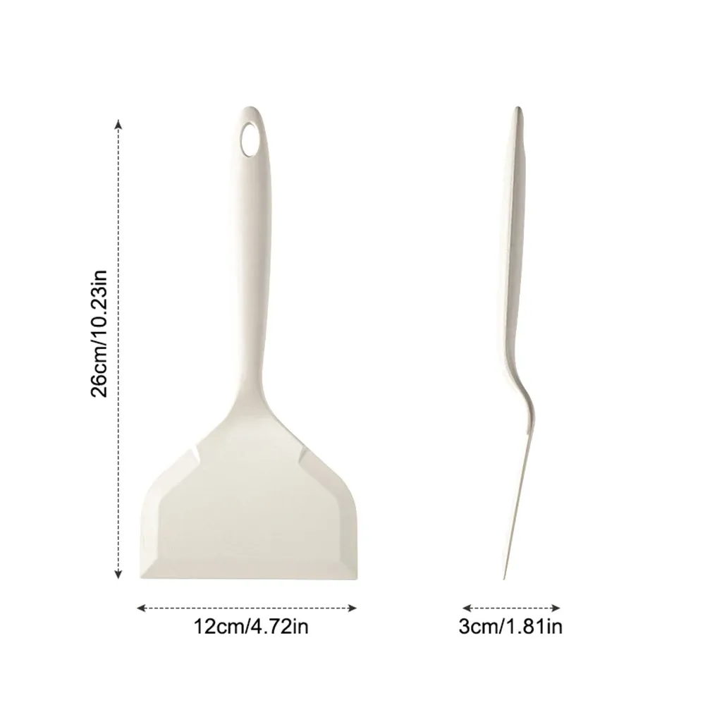 Food Grade Silicone Spatula for Cooking - Non-Stick Steak & Pizza Turner, Baking Utensil, Heat Resistant Kitchenware Tool for Tamagoyaki thumbnail 3