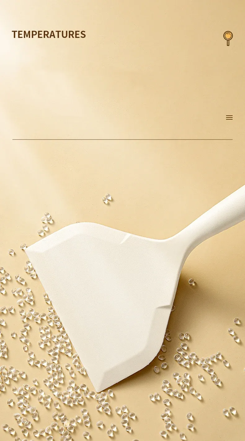 Food Grade Silicone Spatula for Cooking - Non-Stick Steak & Pizza Turner, Baking Utensil, Heat Resistant Kitchenware Tool for Tamagoyaki showcase 2