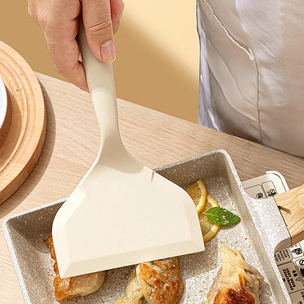 Food Grade Silicone Spatula for Cooking - Non-Stick Steak & Pizza Turner, Baking Utensil, Heat Resistant Kitchenware Tool for Tamagoyaki thumbnail 2