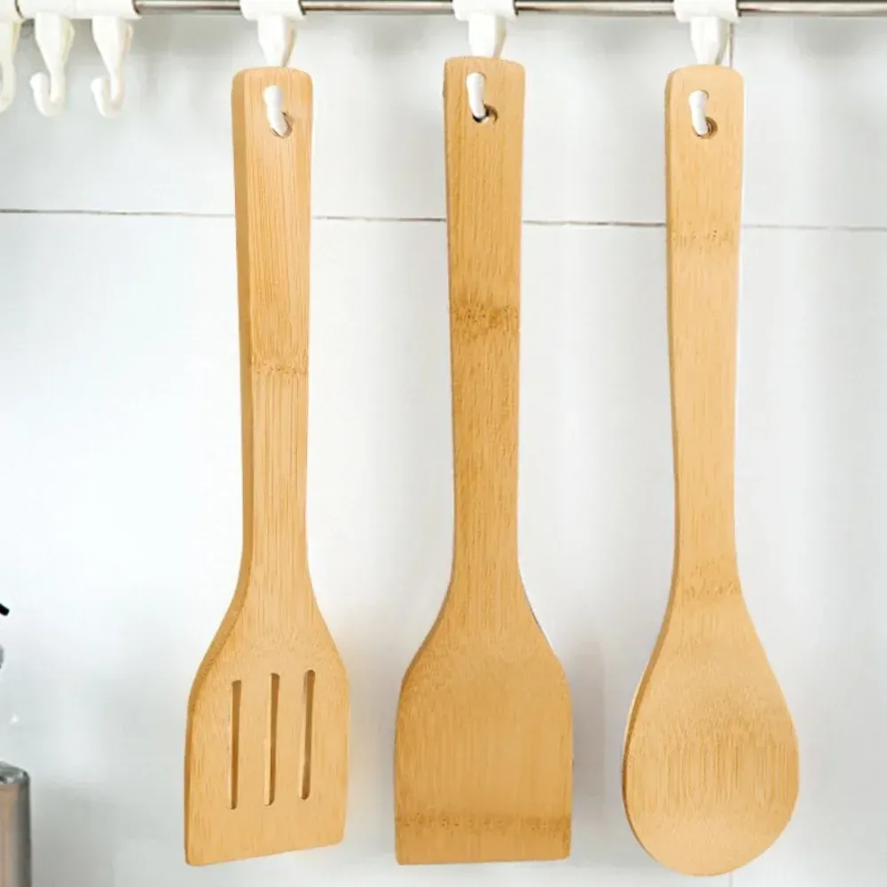 3-Piece Eco-Friendly Bamboo Cookware Set with Non-Stick Frying Pan - Safe, Durable Kitchen Utensils for Healthy Cooking showcase 1