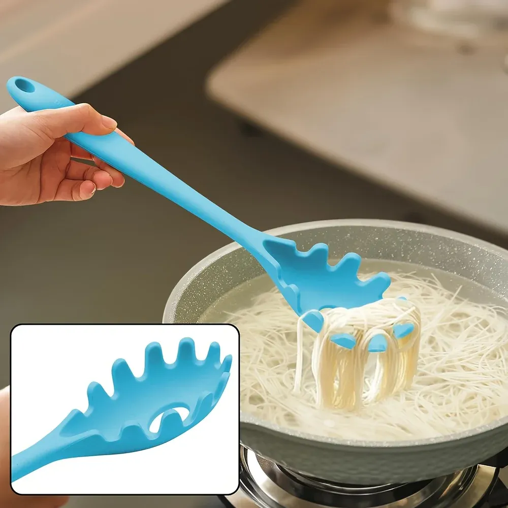 1/3-Piece Silicone Cooking Utensil Set - Heat-Resistant Spatula, Slotted Spoon, Solid Spoon for Non-Stick Cookware, Baking, Mixing, Stirring - Kitchen Essentials showcase 10