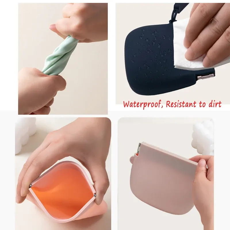 Soft Silicone Dog Treat Pouch with Auto-Closure, Leakproof Pet Training Bag for Dogs & Cats, Odorless & Easy-Clean Travel Snack Holder thumbnail 5