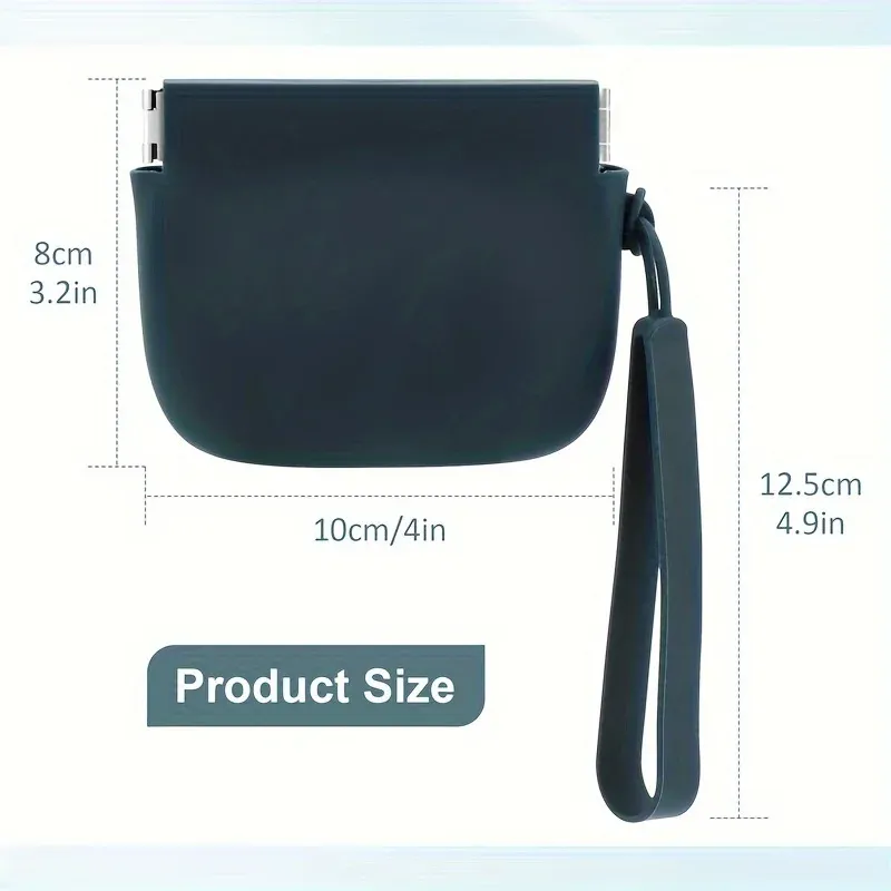 Portable Silicone Dog Treat Bag for Pet Training - Convenient Food Snack Pouch for Walking Dogs, Easy Clean Storage Supply thumbnail 5
