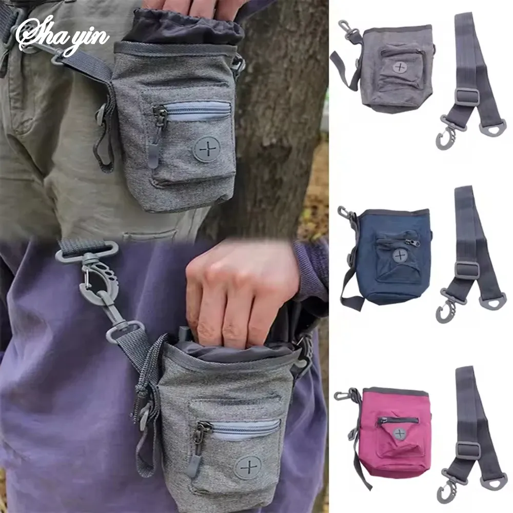 Portable Dog Training Treat Pouch Bag - Durable Oxford Cloth Fanny Pack for Pet Training, Treats, Toys, and Accessories thumbnail 1