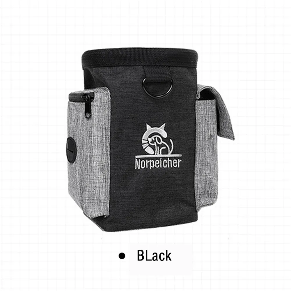 Multi-functional Pet Treat Training Bag for Dogs - Durable Oxford Nylon Fanny Pack with Adjustable Belt, Garbage Bag Dispenser, and Storage Pockets for Outdoor Walks and Training Sessions thumbnail 5