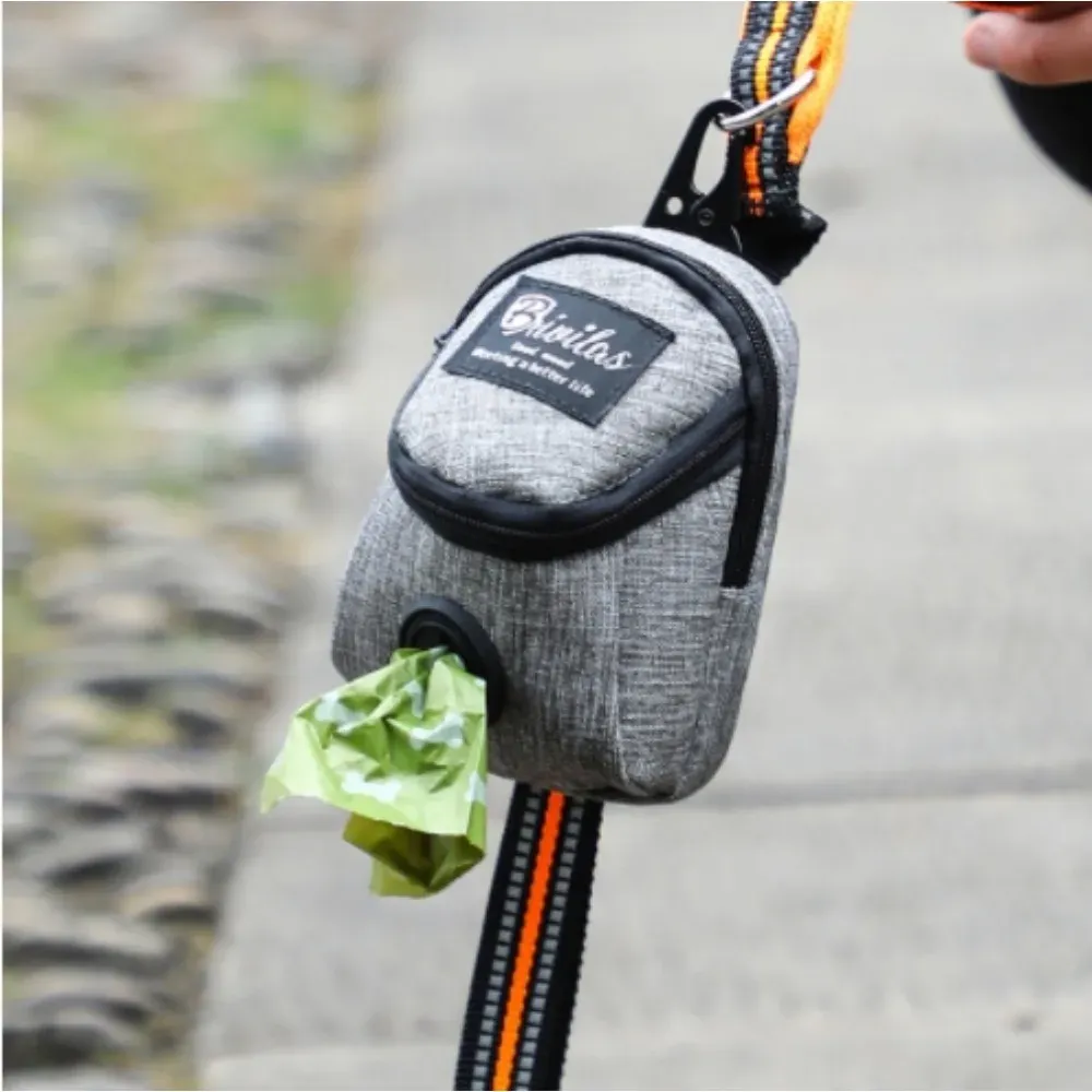 Portable Dog Training Treat Bag Pouch for Outdoor Use - Pet Puppy Snack Reward Waist Bag with Poop Bag Dispenser - Essential Pet Accessories for Walks and Training thumbnail 5
