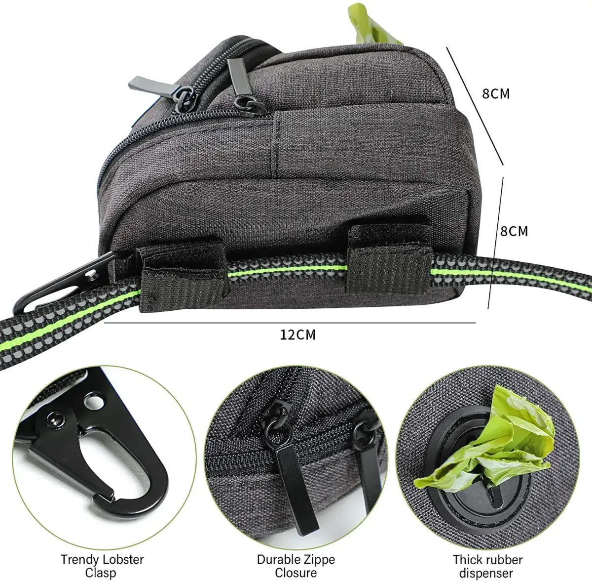 Portable Dog Training Treat Bag Pouch for Outdoor Use - Pet Puppy Snack Reward Waist Bag with Poop Bag Dispenser - Essential Pet Accessories for Walks and Training showcase 10