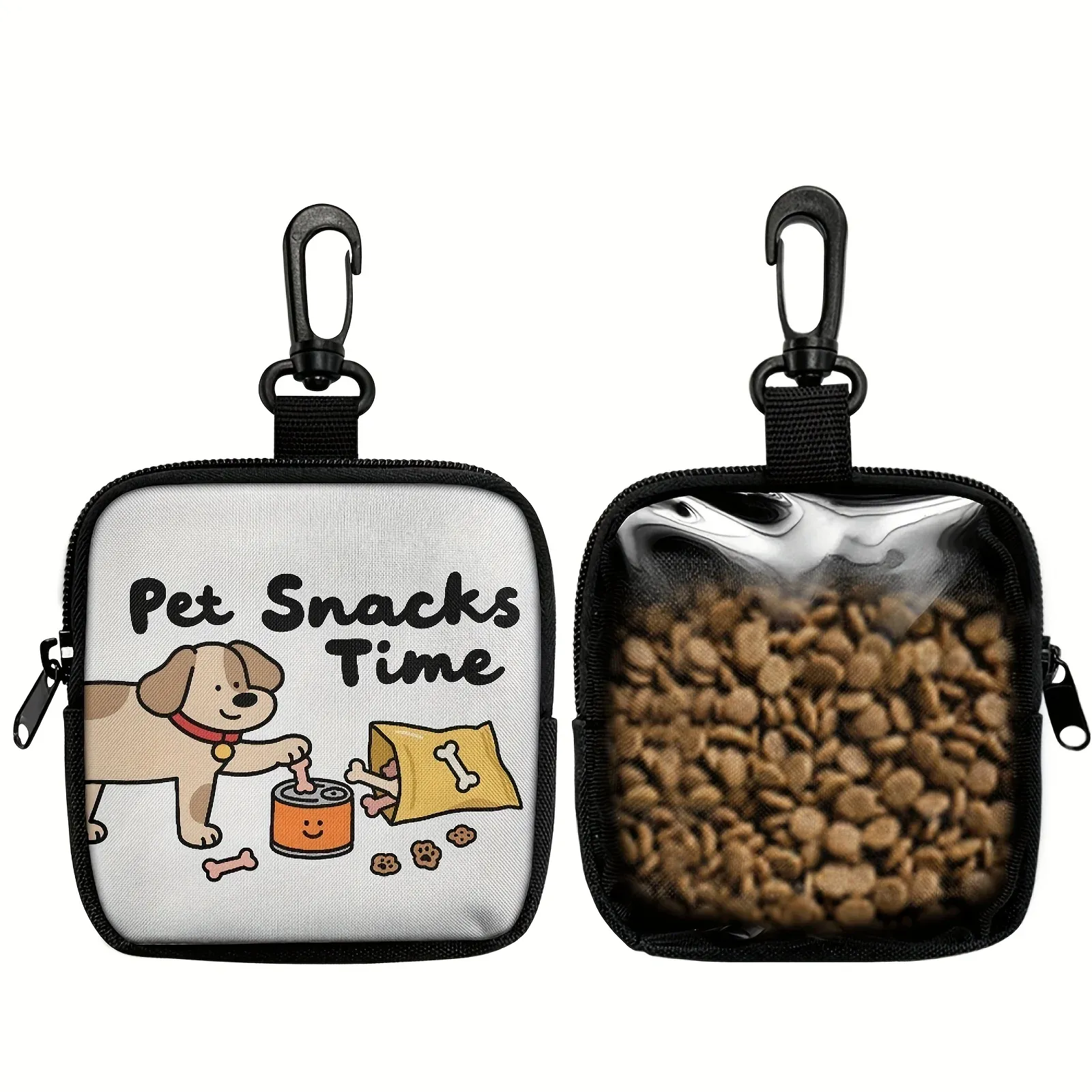 Dog Treat Training Pouch Bag with Hook & Zipper - Pet Puppy Walking Accessory for Outdoor Training Sessions thumbnail 6