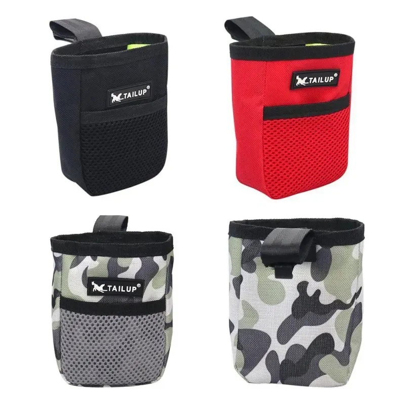 Durable Oxford Cloth Pet Treat Training Pouch Bag for Dogs - Portable Waist Belt Snack Reward Holder with Waste Bag Dispenser thumbnail 2