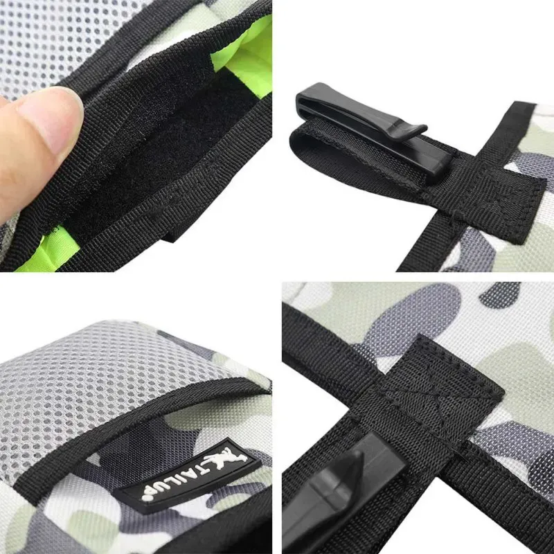 Durable Oxford Cloth Pet Treat Training Pouch Bag for Dogs - Portable Waist Belt Snack Reward Holder with Waste Bag Dispenser thumbnail 6