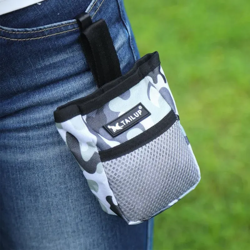 Durable Oxford Cloth Pet Treat Training Pouch Bag for Dogs - Portable Waist Belt Snack Reward Holder with Waste Bag Dispenser showcase 3