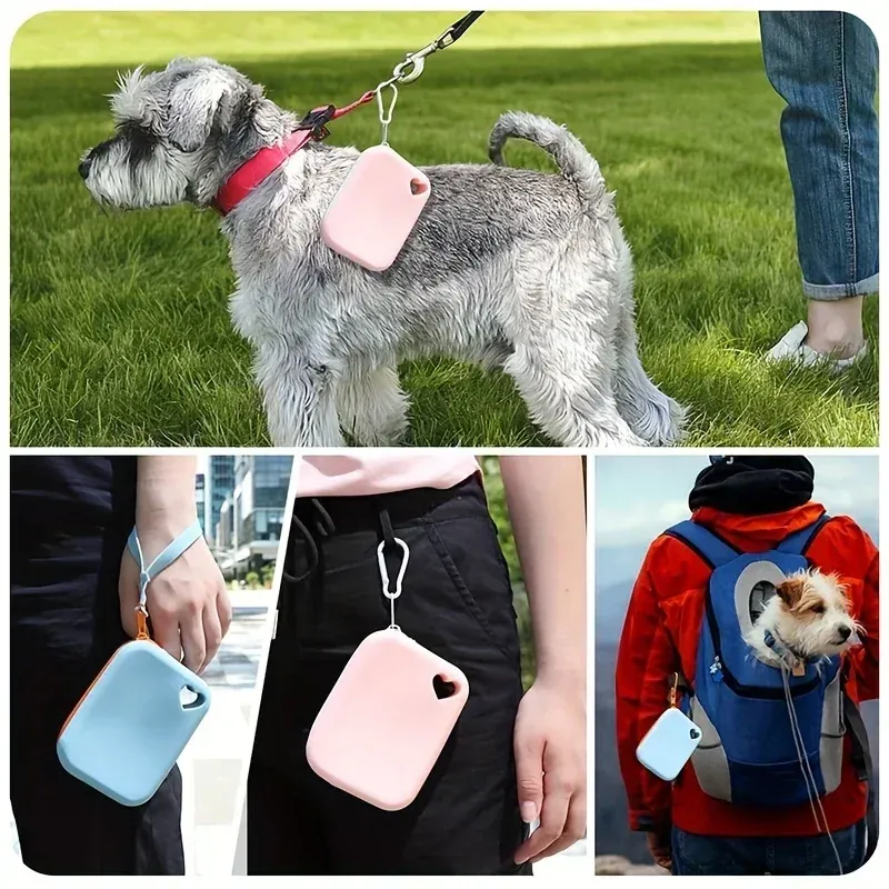 Silicone Pet Treat Pouch for Dogs - Portable Waterproof Training Bag with Hands-Free Clip, Leak-Proof, Food-Grade Material for Outdoor Walking & Training showcase 5