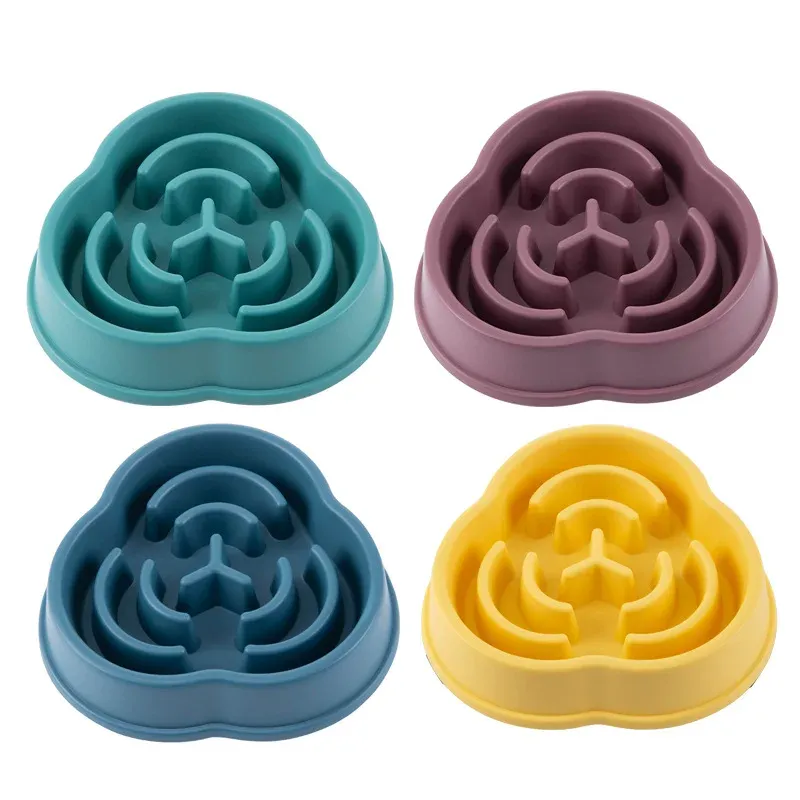 Dog Slow Feeder Bowl Plastic Anti-Choking Cloud Shape for Large Dogs Prevent Vomiting Protect Intestines thumbnail 2