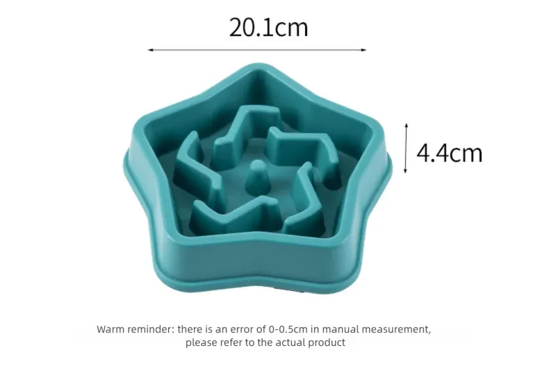 Dog Slow Feeder Bowl Plastic Anti-Choking Cloud Shape for Large Dogs Prevent Vomiting Protect Intestines showcase 11