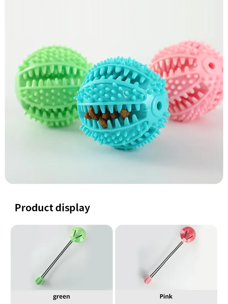 Interactive Dog Suction Cup Toy with Treat Dispenser & Sound - Durable Rubber Chew Ball for Training, Tug-of-War, and Solo Play - Fun for All Breeds showcase 8