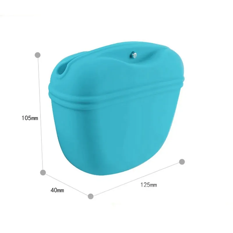 Portable Pet Dog Training Waist Bag - Silicone Treat Pouch with Magnetic Closure, Easy Clean, Lightweight for Outdoor Walks & Agility Training thumbnail 6