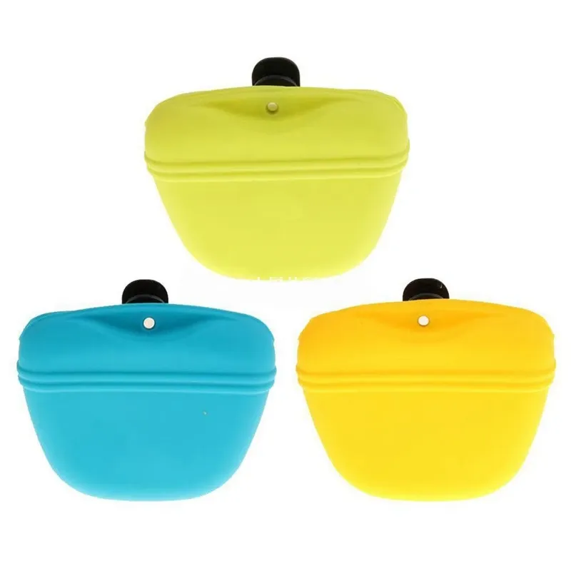 Portable Pet Dog Training Waist Bag - Silicone Treat Pouch with Magnetic Closure, Easy Clean, Lightweight for Outdoor Walks & Agility Training showcase 2