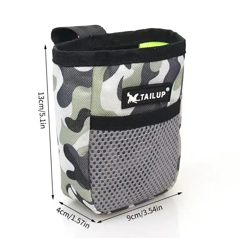 Durable Pet Treat Bag Waist Pouch for Dog Training - Oxford Cloth, Easy Access Snack Holder with Waste Bag Pocket & Belt Clip thumbnail 3