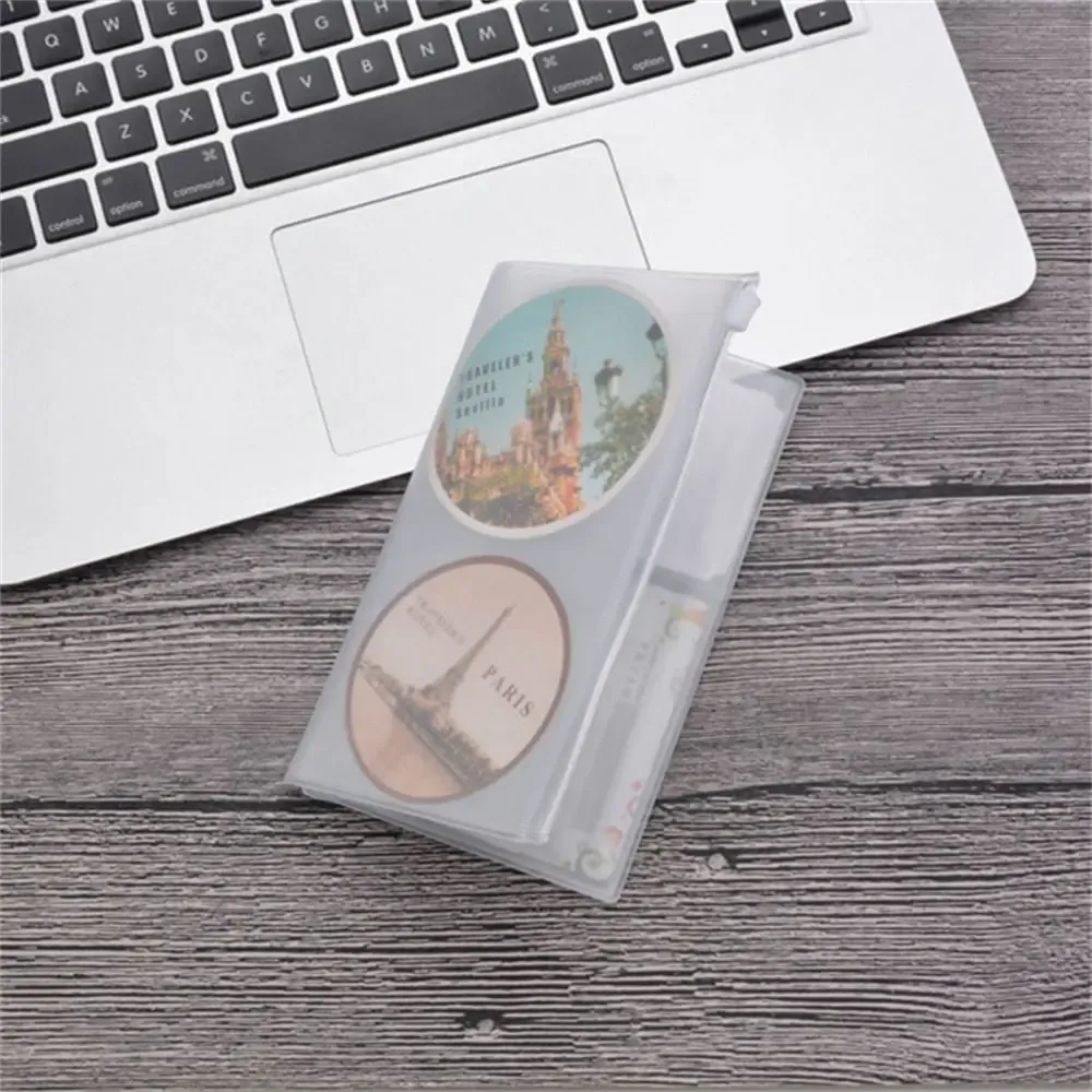 PVC Zipper Pocket Holder for Midori Travelers Notebook Journal Planner - Card, Document, Pen Storage - Frosted, Waterproof, Durable - Standard, Pocket, Passport Sizes showcase 6