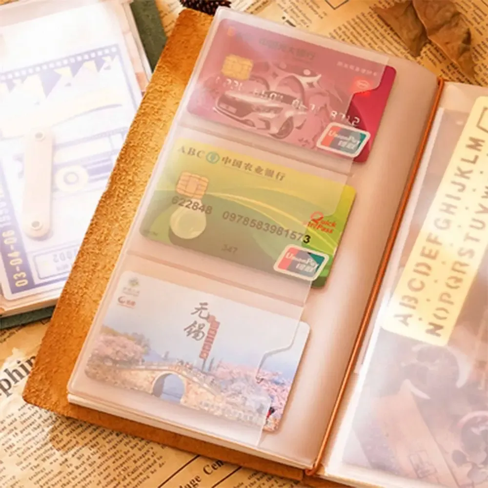 PVC Zipper Pocket Holder for Midori Travelers Notebook Journal Planner - Card, Document, Pen Storage - Frosted, Waterproof, Durable - Standard, Pocket, Passport Sizes showcase 7