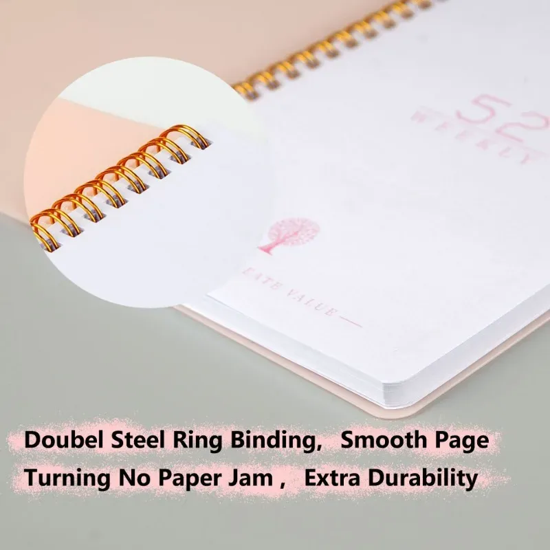 2024 Weekly Planner Agenda A5 Notebook with Pouch - 52 Weeks Schedule Organizer for School & Office | Durable Paper Stationery showcase 7