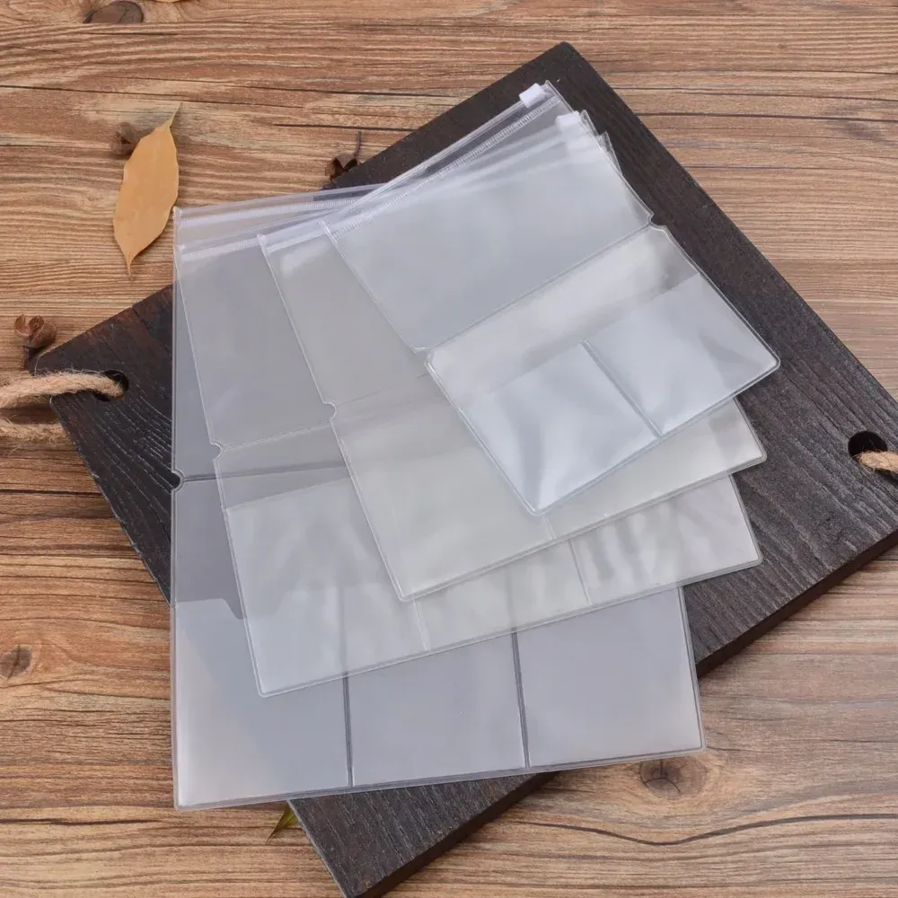 Fromthenon PVC Zipper Pouch for Travelers Notebook - Card Holder, Journal Supplies, Planner Accessories - Cute Stationery Organizer for A5, Standard, Pocket, Passport Sizes - Image 1